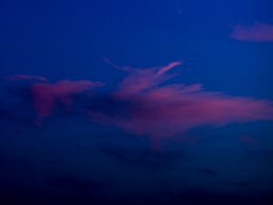 Preview wallpaper sky, clouds, dark, twilight