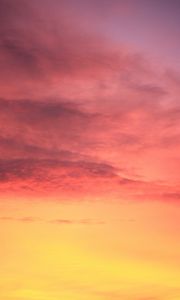Preview wallpaper sky, clouds, dusk, evening