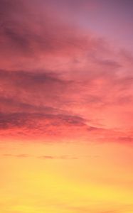 Preview wallpaper sky, clouds, dusk, evening