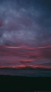 Preview wallpaper sky, clouds, evening, horizon