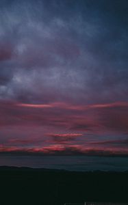 Preview wallpaper sky, clouds, evening, horizon