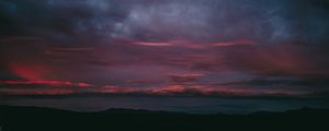 Preview wallpaper sky, clouds, evening, horizon