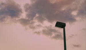 Preview wallpaper sky, clouds, evening, lantern