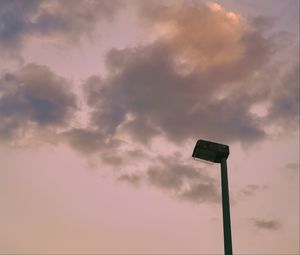 Preview wallpaper sky, clouds, evening, lantern