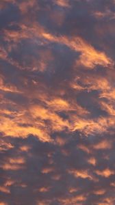 Preview wallpaper sky, clouds, evening, pink, yellow, atmospheric