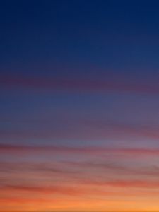 Preview wallpaper sky, clouds, evening, sunset