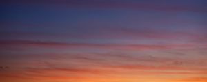 Preview wallpaper sky, clouds, evening, sunset