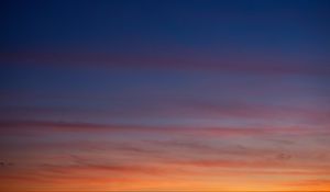 Preview wallpaper sky, clouds, evening, sunset