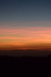 Preview wallpaper sky, clouds, horizon, sunset