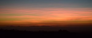 Preview wallpaper sky, clouds, horizon, sunset