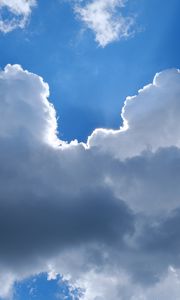 Preview wallpaper sky, clouds, light, rays