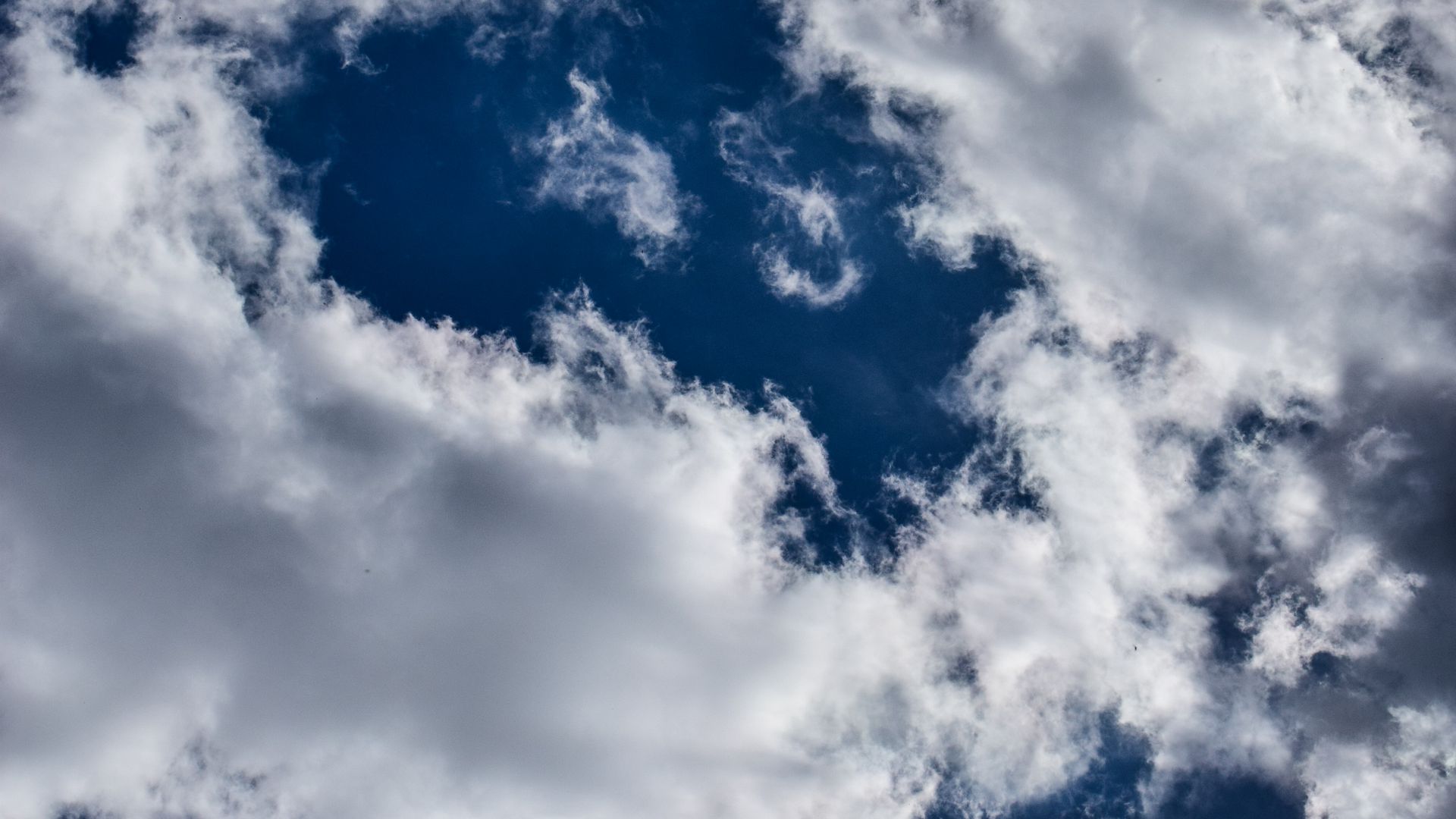 Download wallpaper 1920x1080 sky, clouds, lightness, blue full hd, hdtv ...