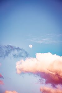 Preview wallpaper sky, clouds, moon