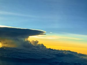 Preview wallpaper sky, clouds, nature, shapes