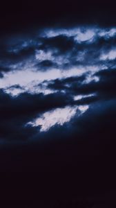 Preview wallpaper sky, clouds, night