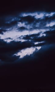 Preview wallpaper sky, clouds, night