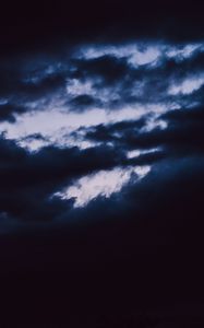 Preview wallpaper sky, clouds, night