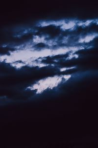 Preview wallpaper sky, clouds, night