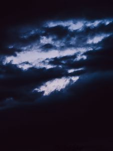 Preview wallpaper sky, clouds, night