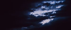 Preview wallpaper sky, clouds, night