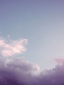 Preview wallpaper sky, clouds, pink
