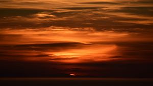 Preview wallpaper sky, clouds, sunset, bright