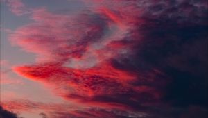 Preview wallpaper sky, clouds, sunset