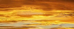 Preview wallpaper sky, clouds, sunset, nature, background