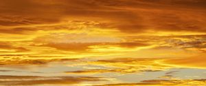 Preview wallpaper sky, clouds, sunset, nature, background