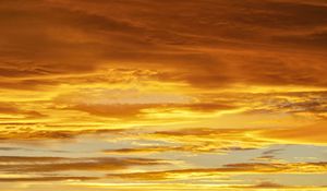 Preview wallpaper sky, clouds, sunset, nature, background