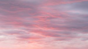 Preview wallpaper sky, clouds, twilight, purple