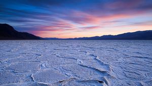 Preview wallpaper sky, desert, dry, sunset