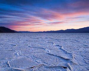 Preview wallpaper sky, desert, dry, sunset