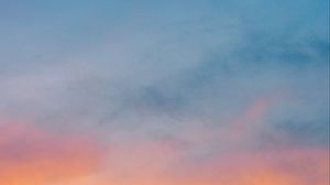 Preview wallpaper sky, gradient, clouds, sunset