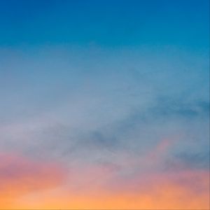 Preview wallpaper sky, gradient, clouds, sunset