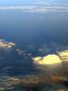 Preview wallpaper sky, height, clouds, flight
