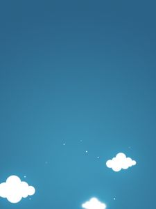 Preview wallpaper sky, minimalism, clouds