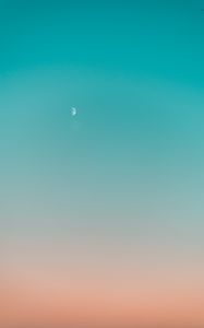 Preview wallpaper sky, moon, minimalism, gradient