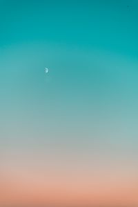 Preview wallpaper sky, moon, minimalism, gradient