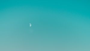 Preview wallpaper sky, moon, minimalism, gradient