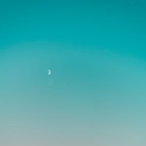 Preview wallpaper sky, moon, minimalism, gradient