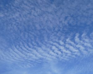 Preview wallpaper sky, nature, clouds, blue, white