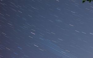 Preview wallpaper sky, satellites, stars, long exposure