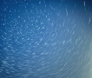 Preview wallpaper sky, stars, background, long exposure, blue