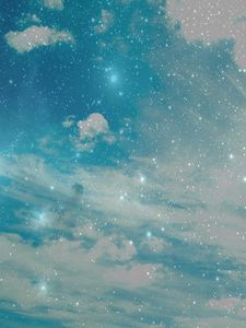 Preview wallpaper sky, stars, background, bright, abstract
