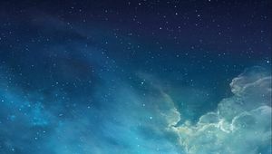 Preview wallpaper sky, stars, clouds, abstract