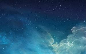 Preview wallpaper sky, stars, clouds, abstract