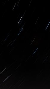 Preview wallpaper sky, stars, movement, long exposure, night