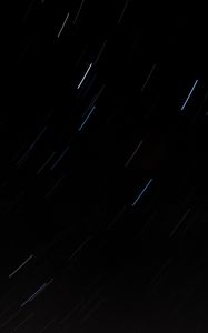 Preview wallpaper sky, stars, movement, long exposure, night