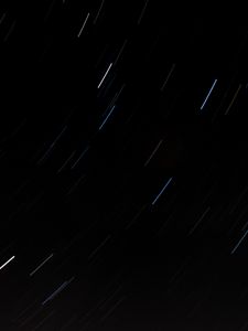 Preview wallpaper sky, stars, movement, long exposure, night